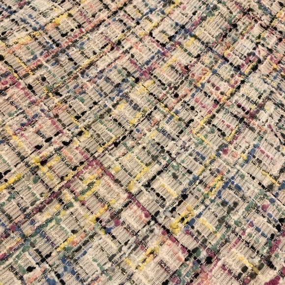 WORTHINGTON Skirt Multi Color with Fringe Lined Womens Size 14 - Picture 3 of 9